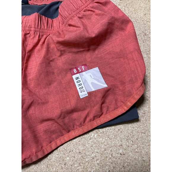 Bjorn Daehlie Lined Shorts Women’s M Pink H3 - Picture 2 of 7